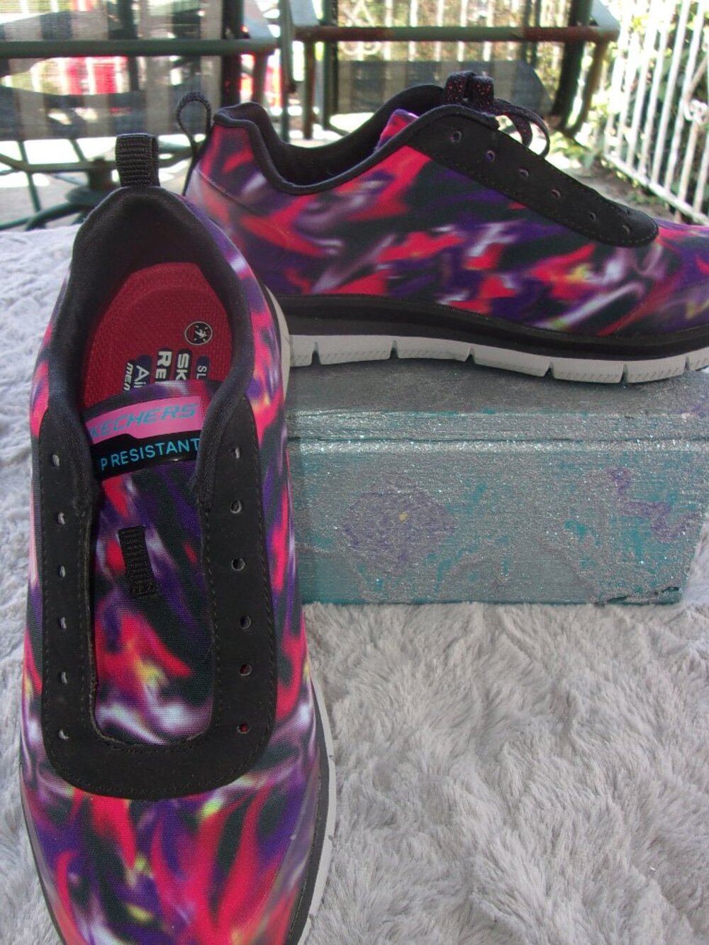 S-261 WOMENS SKECKERS WORK RELAXED FIT: COMFORT FLEX PRO SHOES